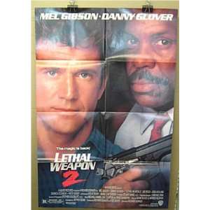    Movie Poster Lethal Weapon 2 Mel Gibson F65 