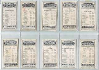 1926 Full Set of Rare Soccer Football Captains Cards  