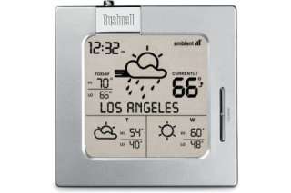  Weather Station FX 3 Day AccuWeather Forecast & Clock 950003  