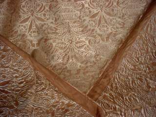   INCREDIBLE FORTUNY HANDPRINTED FLORAL DAMASK UPHOLSTERY Fabric  