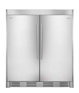  Professional Stainless Steel Refrigerator Freezer Combo with Trimkit