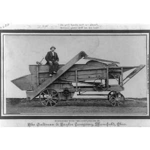  Aultman Taylor threshing machine / J.A. Hawkins c1881 