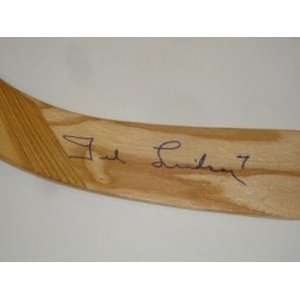 Ted Lindsay Signed Stick   Autographed NHL Sticks