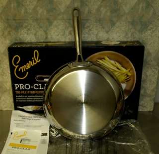 Emerilware by ALL CLAD E9830574 TRI PLY 10 Fry Pan NEW  