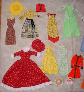   DOLL clothes kEN 1966 1968 Dolls & Clothing LOT some furniture  