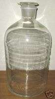 Glass reagent bottle narrow mouth 20L 5 gallon New  