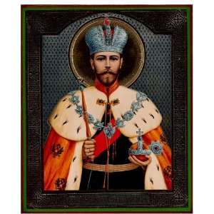  St Tsar Nicholas II, Orthodox Icon 
