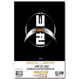  U2 Poster   Concert Flyer 360 Tour