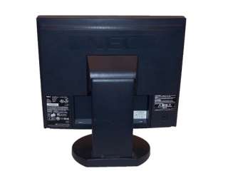 NEC LCD1530V 15 FLAT PANEL LCD VGA DISPLAY MONITOR W STAND CABLES 