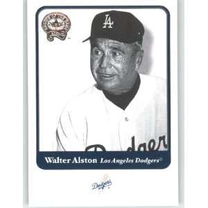  2001 Fleer Greats of the Game #20 Walter Alston   Los 