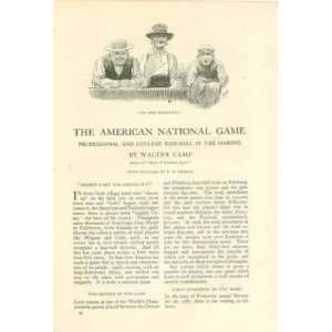   1909 College Baserball in the Making by Walter Camp 