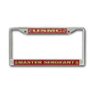  US Marine Corps Master Sergeant License Plate Frame 
