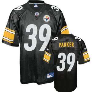 Willie Parker Youth Jersey Reebok Black Replica #39 Pittsburgh 