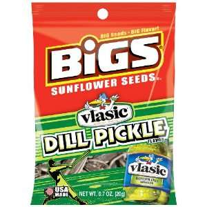 BiGS Sunflower Seeds, Vlasic Dill Pickle, 0.7 Ounce (Pack of 30)