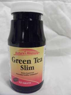 Green Tea Slim Dietary Supplement 15 Tablets Metabolism Diet Weight 
