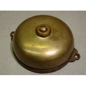   Antique 1873 Lever Operated Brass Door Bell 