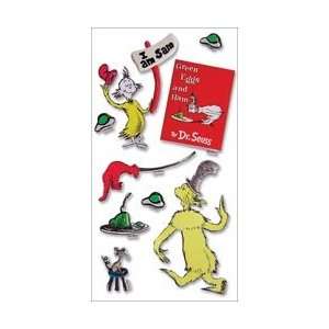 Dr. Seuss 3D Embellished Stickers GREEN EGGS & HAM For Scrapbooking 
