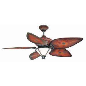 Hampton Bay San Lucas 56 in. Indoor/Outdoor Natural Iron Ceiling Fan w 