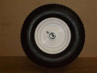 13x5.00 6, 2 Ply Turf Lawnmower Tire 5/8 Seal BBx 3 3/4 OS white 
