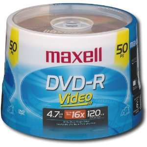  MAXELL DVD R VIDEO 4.7 GB 16X 120 MIN Electronics