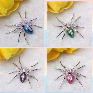   Spider Widow Animal Brooch Pin Bag Hat Clip Party Xmas Gift  