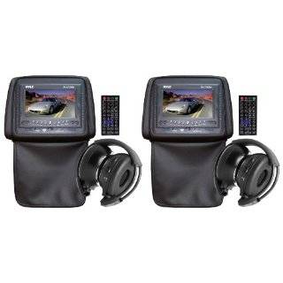   /LCD Monitor, DVD Player, IR/FM Transmitter, and Cover (Pair) (Black