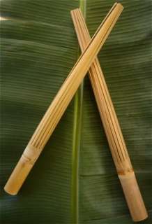 Hawaii Hula Dancing Pu ili Bamboo Rattles From Hawaii  