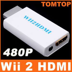 Wii to HDMI Converter Adapter 480P Wii2hdmi 3.5mm Audio Output Box Wii 
