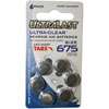   UltraLast UL675HA, VT675 Size 675 Hearing Aid 6pk Batteries