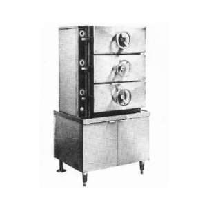   2S 2083   2 Compartment Pressure Type Steamer, 36 in Cabinet, 208/3 V