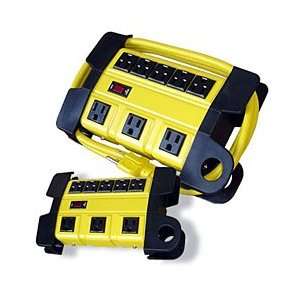  8 Outlet Yellow Strip Heavy Duty