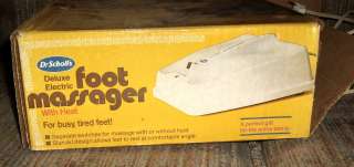 Vintage Deluxe Electric Dr. Scholls Foot Massager  