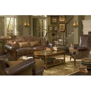   Sedgewicke Living Room 3 Pc Leather/Fabric Sofa, Loveseat, & Chair