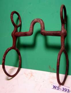 Antique COWBOY GLOBE Horse Sweet Iron Bit Has Surface Rust  