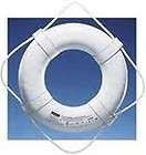 Jim Buoy White Life Ring Buoy with Becket 20 (JBW 20)