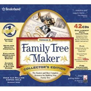 Family Tree Maker Deluxe Collectors Edition 8.0   Windows 95 / 98 