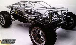 HPI Baja 5B   Chrome Truck Roll Cage Conversion by HBZ  