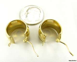 Rope Design Huggie HOOP Earrings   18k Yellow Gold  