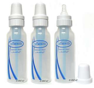 Dr Browns Natural Flow Standard 8oz Bottles Triple Pack 072239002803 