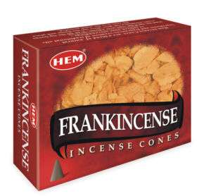 Frankincense   HEM Incense Cones   10 per box  