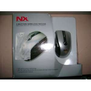  Nexxtech 5 Button Wireless Mouse with Charging Cradle 