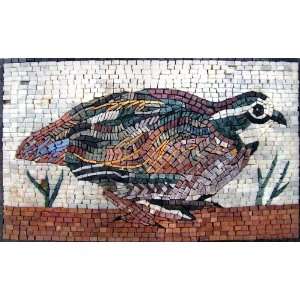  12x20 Bird Mosaic Art Tile Bath Wall Floor Decor