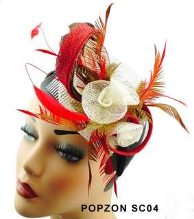 Top Seller So Beautiful Sinamay Fascinator Hair Comb  