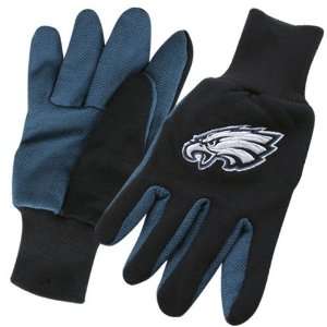  NFL McArthur Philadelphia Eagles Two Tone Utility Gloves 