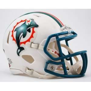   Miami Dolphins Riddell Speed Mini Football Helmet Sports Collectibles