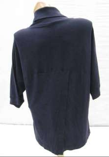 NWOT Three Dots Cotton S/S Open Back Tee   Size Large  