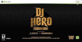 NEW Xbox 360 DJ Hero RENEGADE Edition JAY Z and EMINEM  