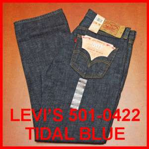 Levis 501 Jeans Jean Tidal Blue 0422 422 ALL SIZES  