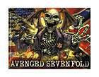 Avenged Sevenfold Bat Skull A7X Official Decal Sticker