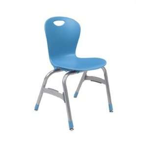  15 Zuma Chair Foot Type Steel, Frame Finish Silver Mist 